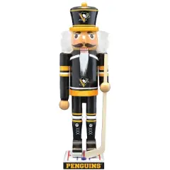 MasterPieces NHL Pittsburgh Penguins Team Nutcracker - Game Day Collectible Wood Decor