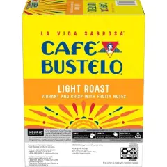 Cafe Bustelo Light Roast Keurig K-Cup Coffee Pods - 22ct