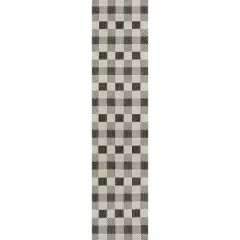 Darcy Traditional Geometric Bold Gingham Indoor/Outdoor Area Rug - JONATHAN Y