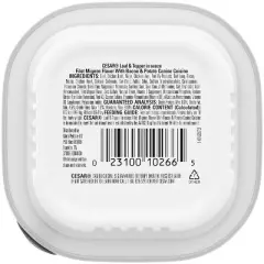 Cesar Loaf and Topper in Sauce Small Breed Wet Dog Food