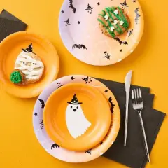 20ct Halloween Ghost Witch Snack Plate - Spritz&trade;