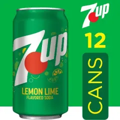 7UP Lemon Lime Soda - 12pk/12 fl oz Cans