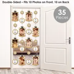 Big Dot of Happiness We Still Do - 50th Wedding Anniversary - Anniversary Party Vertical Photo Garland 35 Pieces