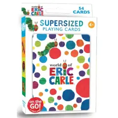 MasterPieces World of Eric Carle Jumbo Travel Playing Cards for Kids
