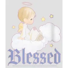 Women's Precious Moments Blessed Angel Boy Racerback Tank Top