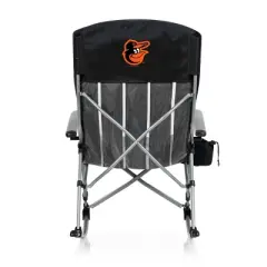 MLB Baltimore Orioles Outdoor Rocking Camp Chair - Black