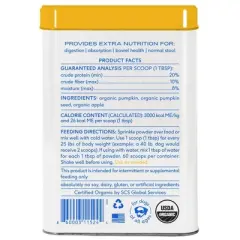 Native Pet Pumpkin Supplement Powder for Dogs - 8oz