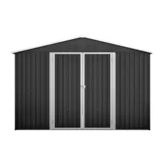 CAVINAS Outdoor Storage Shed Weatherproof Garden Shed with Sliding Door and Apex Roof