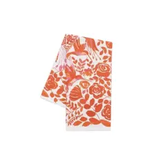 carol & frank Hummingbird Floral Printed Kitchen Towel