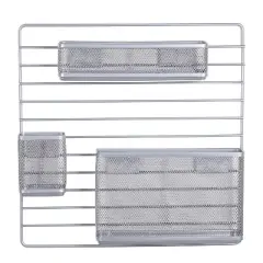 Mesh Additional Wall Organization Tools Silver - Brightroom&trade;: Steel Desk & File Organizer for Office Supplies