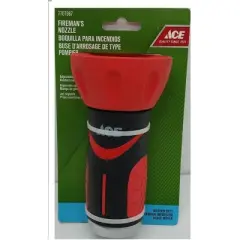 ACE High Pressure Fireman's Nozzle Plastic Medium Duty, Red