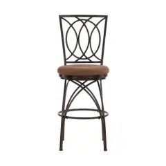 30" Dana Big and Tall Metal Crossed Legs Barstool - Powell Company