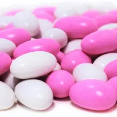 Pink and White Jordan Almonds Mix by It's Delish, 3.5 lbs Jumbo Container
