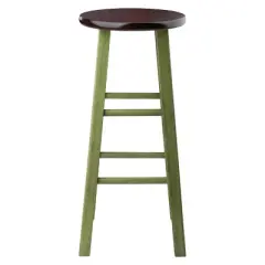 29"Ivy Barstool - Green - Winsome