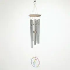 Woodstock Windchimes Coastal Chime Glass, Sea Horse, Wind Chimes For Outside, Wind Chimes For Garden, Patio, and Outdoor Decor, 22"L