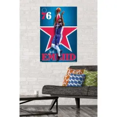 Trends International NBA Philadelphia 76ers - Joel Embiid 20 Unframed Wall Poster Prints