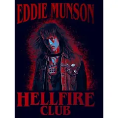 Junior's Stranger Things Hellfire Club Eddie Munson T-Shirt