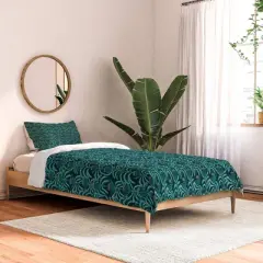 Holli Zollinger Maisey Teal Comforter Set - Deny Designs