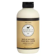 Dionis Goat Milk Bath & Shower Cr&egrave;me Vanilla Bean, 14.5 oz