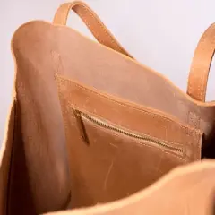 ETHIC GOODS Women's Leather Carry All Tote