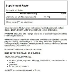 Jarrow Formulas, Inc. Mk-7 90 mcg 120 Softgels