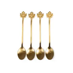 4pk Novelty Stir Spoons Leaf - Bullseye's Playground&trade;