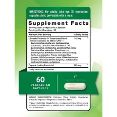 Nature's Truth Probiotic 50 Billion CFU | 200mg Prebiotics | 60 Capsules