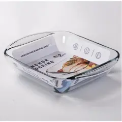 Anchor Hocking 8" x 8" Glass Cake Pan, 2qt/L