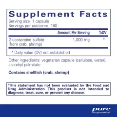 Pure Encapsulations Glucosamine Sulfate 1,000 mg - Supplement for Joint Support and Mobility, Cartilage Health, and Connective Tissue*