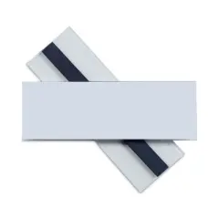 C-Line Magnetic Label Holders, Clear, 10/Pack, 6" x 2"