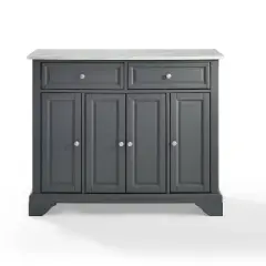 Avery Kitchen Island Gray - Crosley