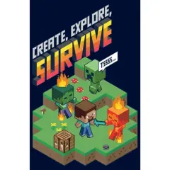 Boy's Minecraft Steve Create Explore Survive T-Shirt