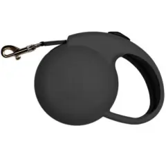 Parisian Pet 'Mini Retractable Leash' for Dogs & Cats &ndash; Stylish Nylon Dog Leash, Small Dog Retractable Leash, Black