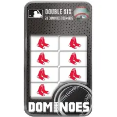 MasterPieces Officially Licensed MLB Boston Red Sox 28 Piece Dominoes Game for Adults