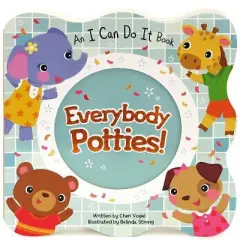 Everybody Potties - by  Cheri Vogel (Board Book)