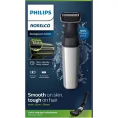 Philips Norelco Bodygroom Series 5000 Men's Rechargeable Trimmer with Back Attachment - BG5025/40