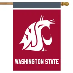 Briarwood Lane Washington State Cougars House Flag NCAA Licensed 28" x 40"