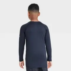 Boys' Long Sleeve Fitted Performance Crewneck T-Shirt - All in Motion&trade;