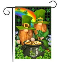 Briarwood Lane Irish Gnomes St. Patrick's Day Garden Flag