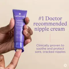 Lansinoh Lanolin Nipple Cream for Breastfeeding Essentials - 1.41oz