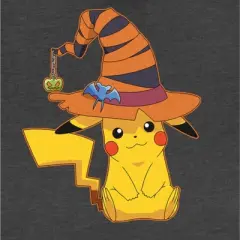 Junior's Pokemon Halloween Pikachu Witch Festival Muscle Tee