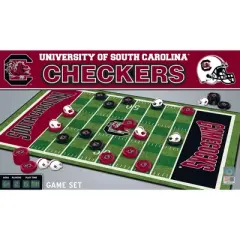 MasterPieces Officially licensed NCAA South Carolina Gamecocks Checkers Board Game for Families and Kids ages 6 and Up