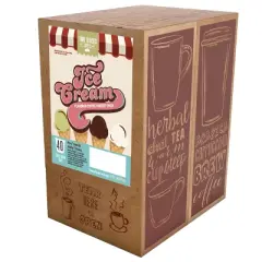 Two Rivers Coffee Ice Cream Flavored Coffee, Variety Sampler, 2.0 Keurig , 40 Ct