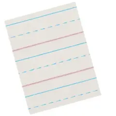 School Smart Zaner-Bloser Paper, 1/2 Inch Ruled, 8 x 10-1/2 Inches, 500 Sheets