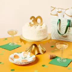 Number 3 Gold Candle - Spritz&trade;