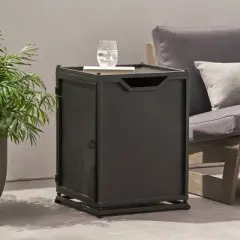 GDFStudio Lecanto Outdoor Iron Propane Tank Cover