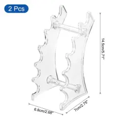 Unique Bargains Acrylic Space-Saving Quality Material Pen Holder