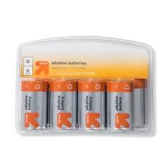 D Batteries - 8ct - up & up&trade;