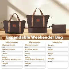 Gulches Luggage Sets 3 Piece Carry on Luggage 22x14x9 Airline Approved, Lightweight Hardshell ABS Suitcases with Wheels, 20 inch, Brown