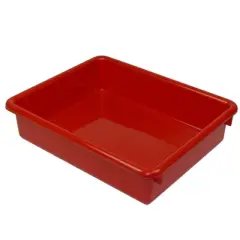 Romanoff Stowaway&reg; 3" Letter Tray no Lid, Red